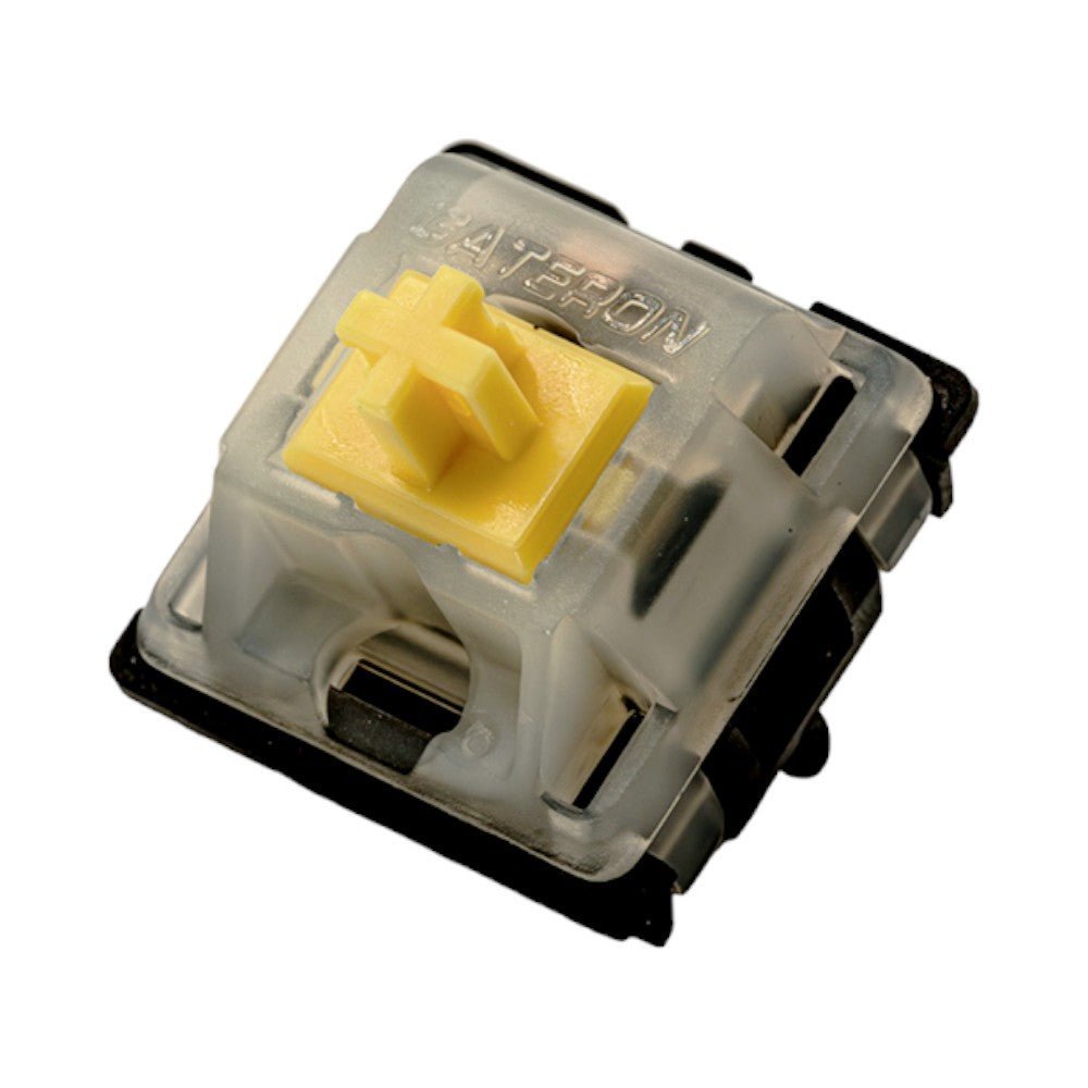 Gateron KS - 3X47 Milky Yellow | Linear SwitchHikari Keys