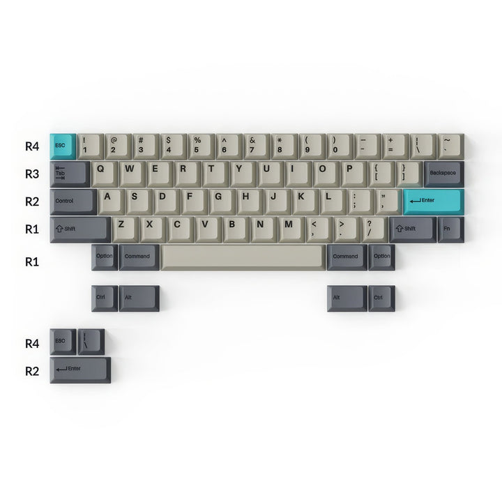 Keychron - Dolch Blue | Double - Shot PBT KeycapsHikari Keys