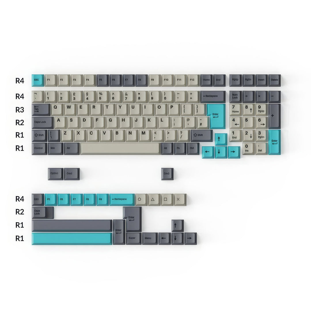 Keychron - Dolch Blue | Double - Shot PBT KeycapsHikari Keys