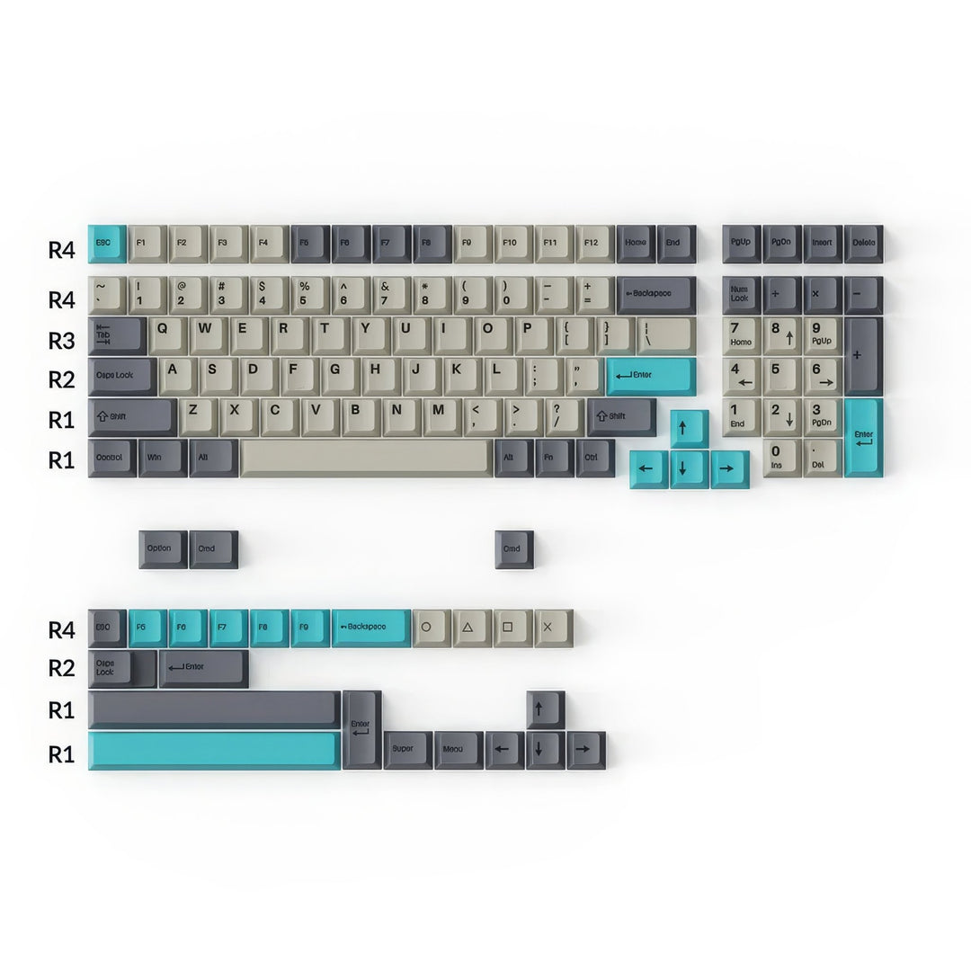 Keychron - Dolch Blue | Double - Shot PBT KeycapsHikari Keys