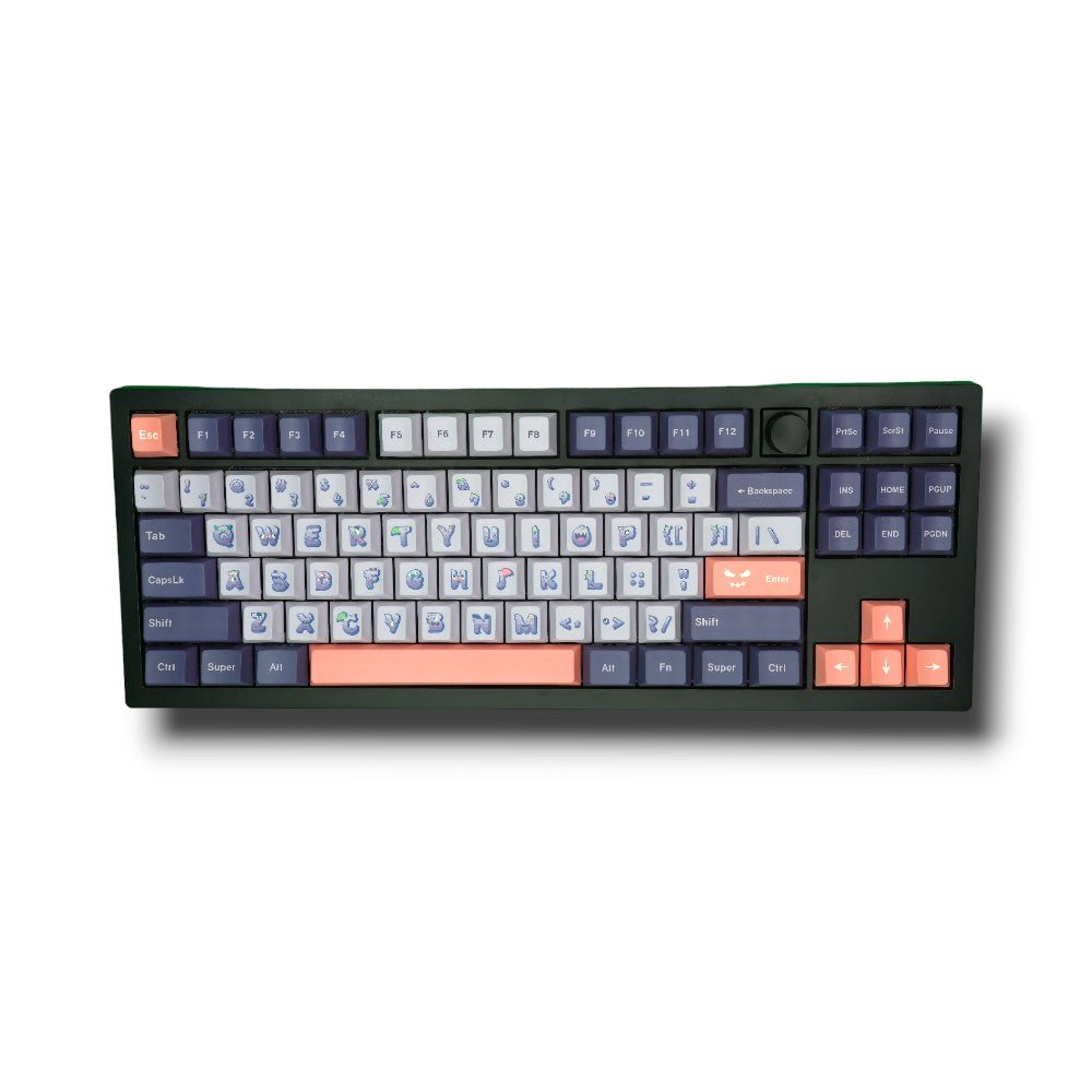 Soul Cat - Cute Ghost | Dye-Sub PBT KeycapsHikari Keys