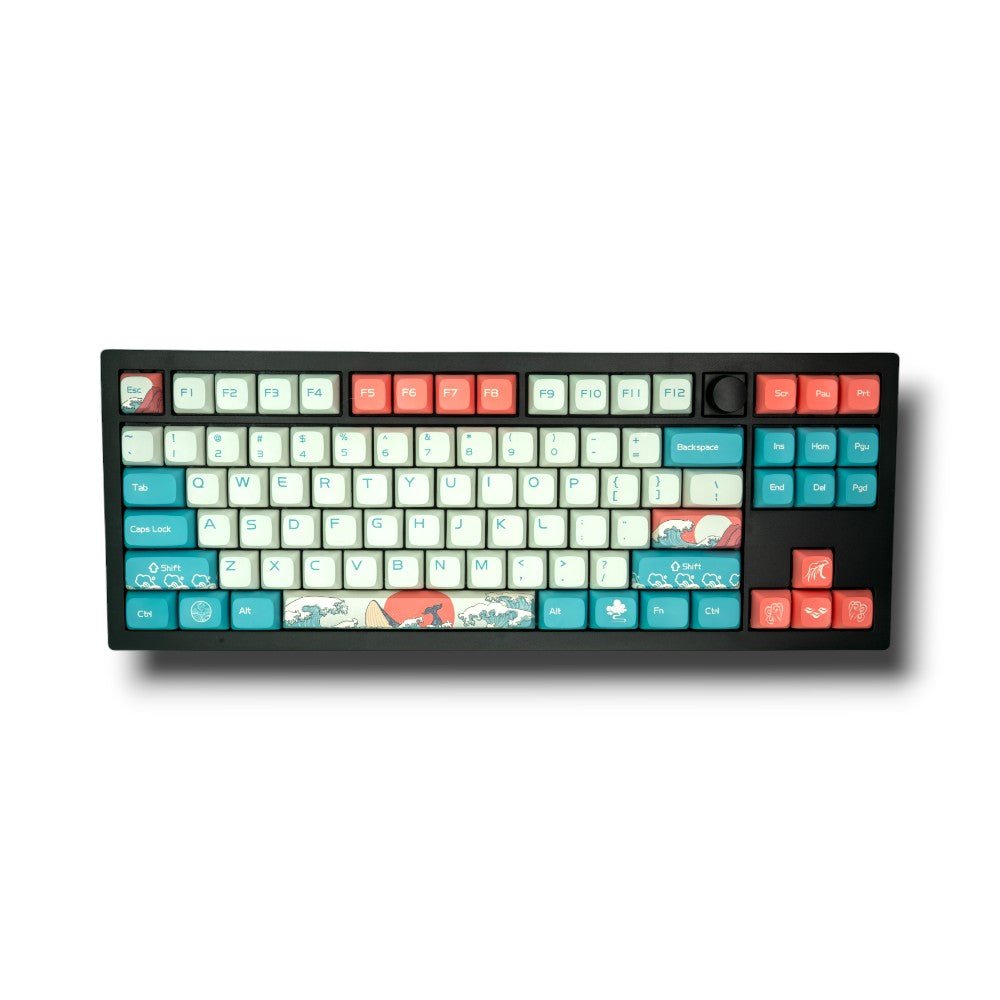 Titan Nation - Coral Sea | Dye - Sub PBT KeycapsHikari Keys