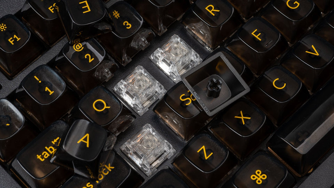 Keychron - Black Transparent | ABS KeycapsHikari Keys