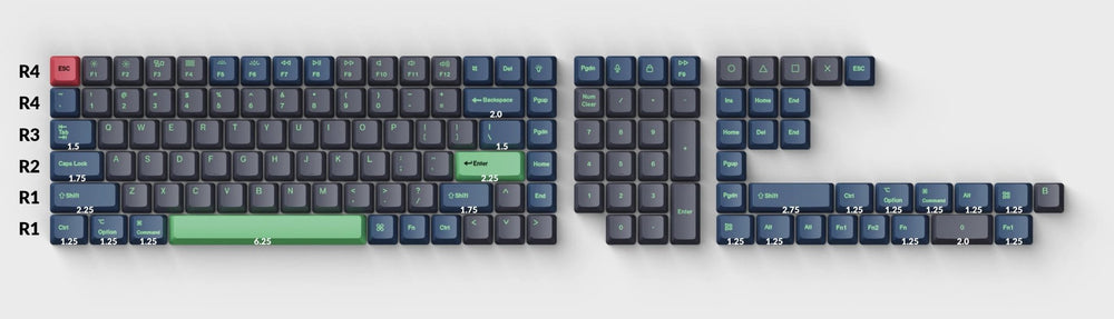 Keychron - Hacker | Dye-Sub PBT KeycapsHikari Keys