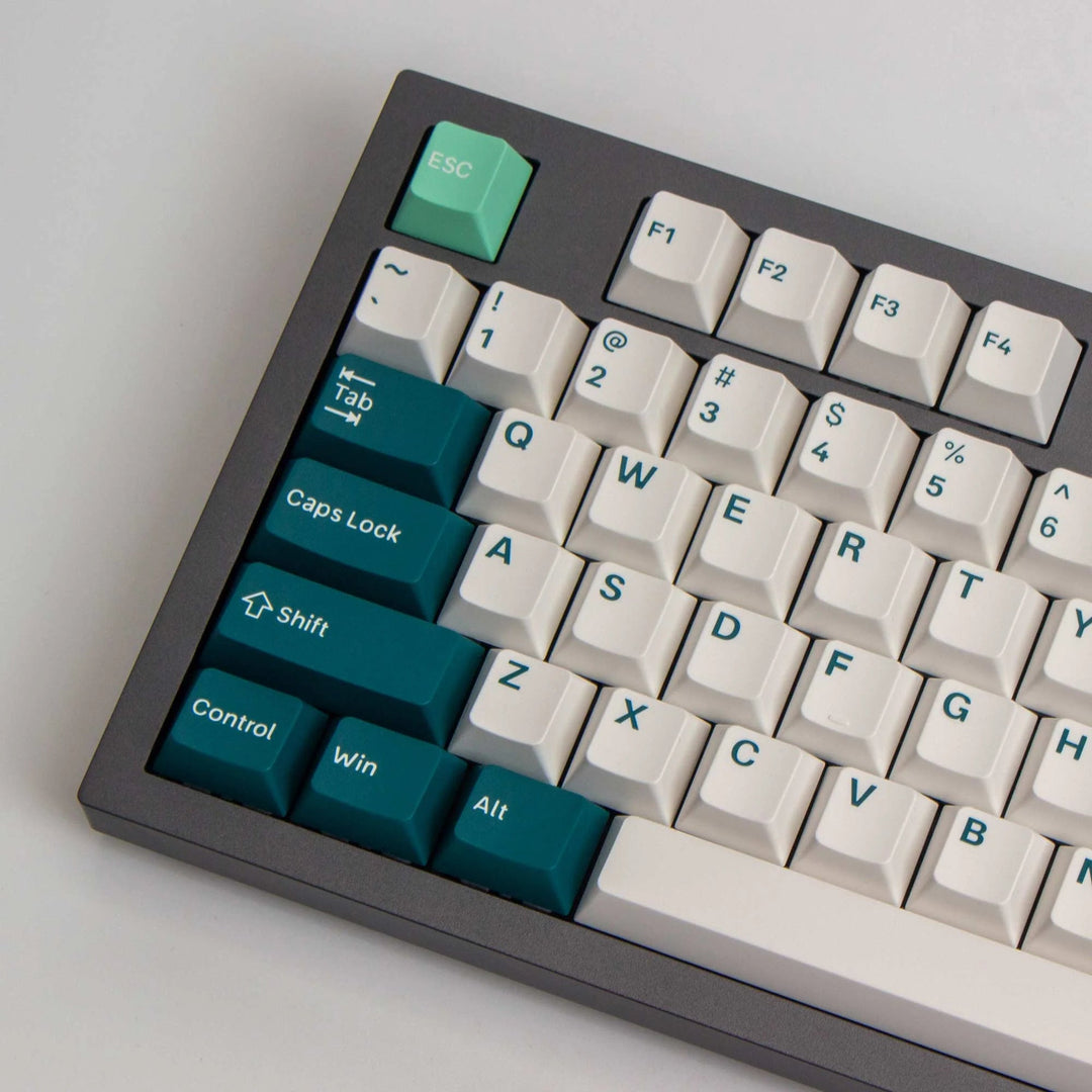 Keychron - White Mint | Double-Shot PBT KeycapsHikari Keys