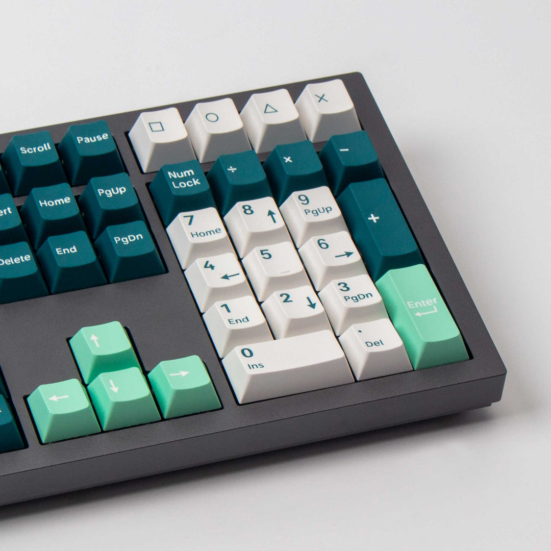 Keychron - White Mint | Double-Shot PBT KeycapsHikari Keys